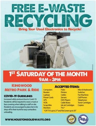 kingwood electronic recycling|electronic recycling kingwood tx schedule.